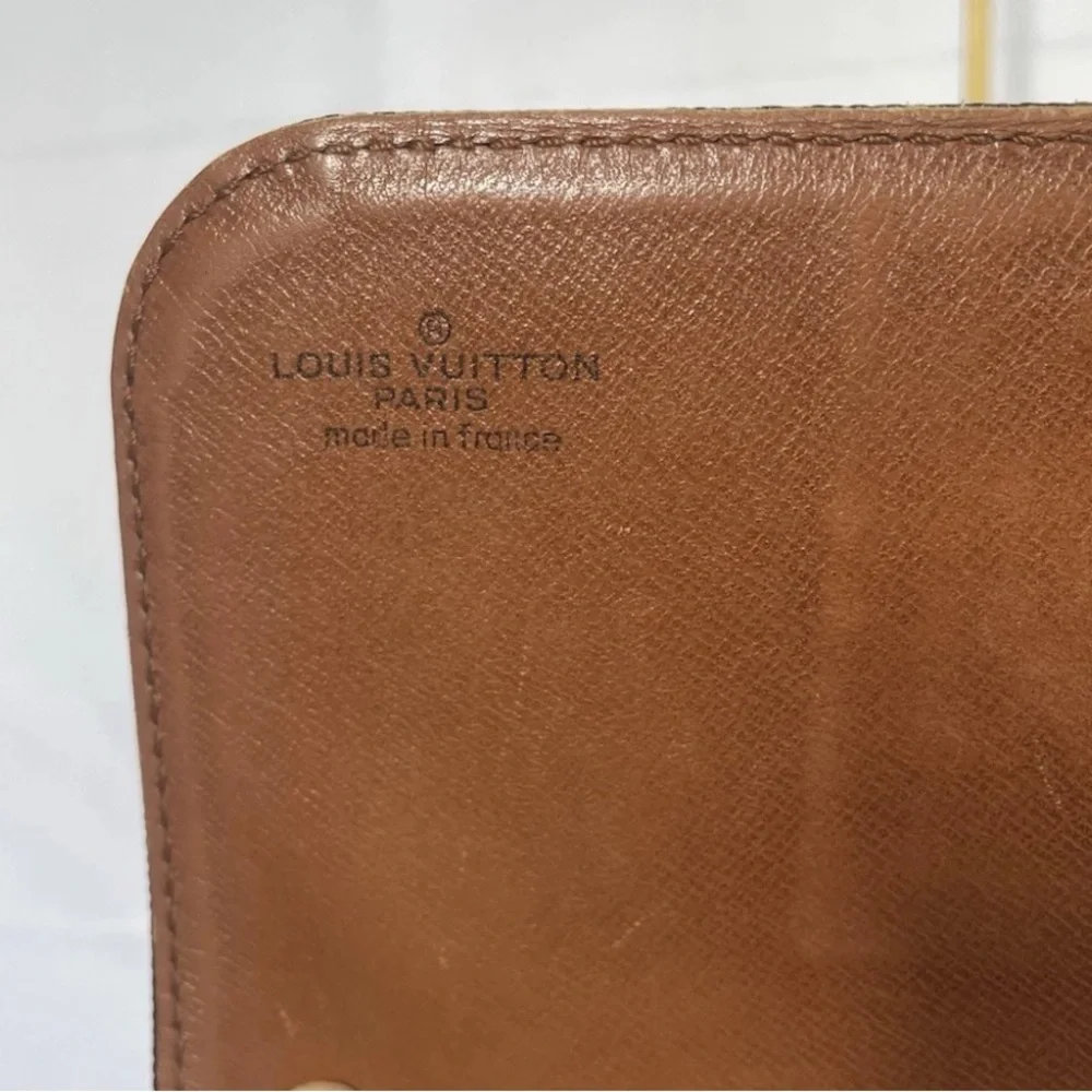 LOUIS VUITTON Cartouchiere GM VTG Monogram Crossbody Shoulder Bag Vintage - Picture 15 of 16